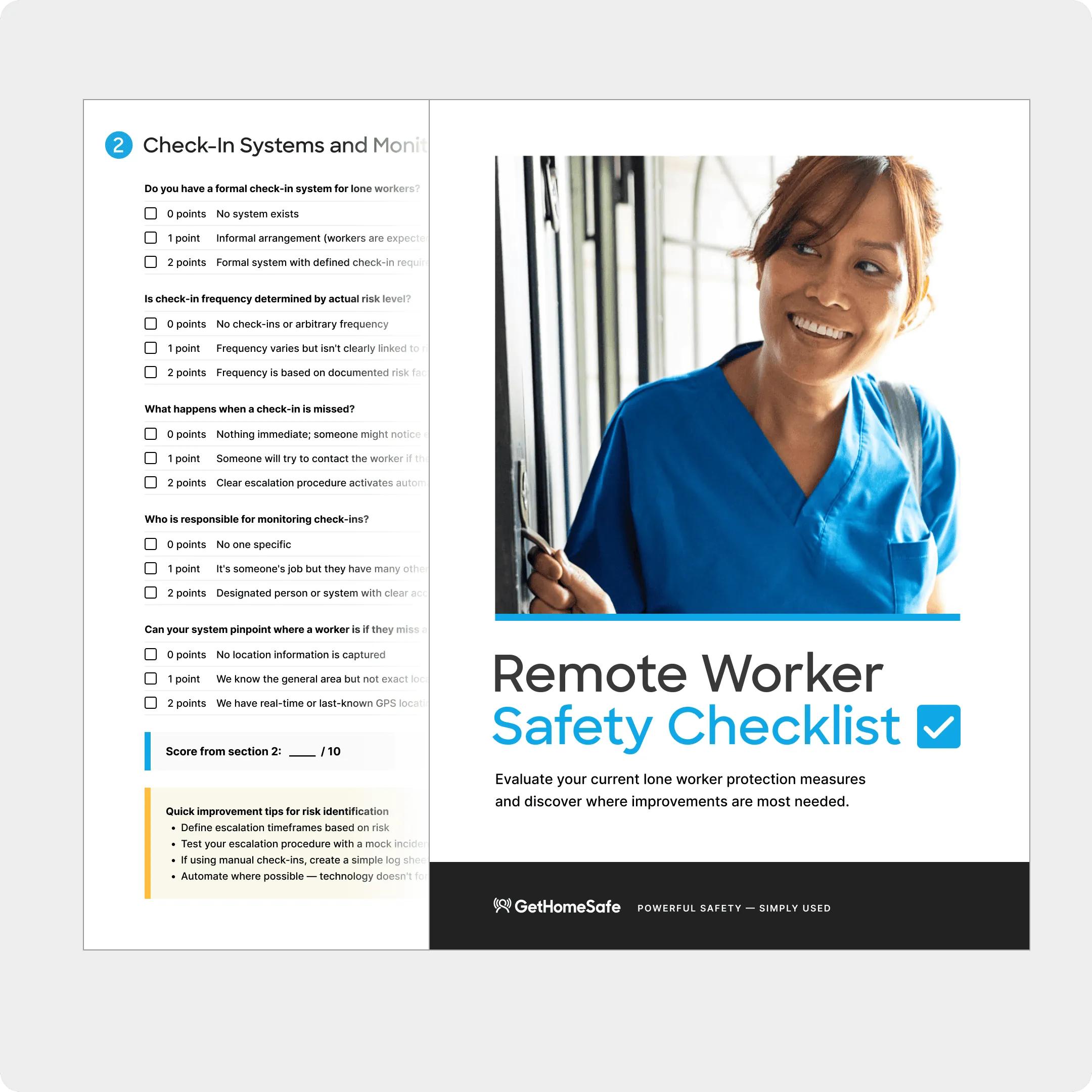 Remote Worker Safety Checklist