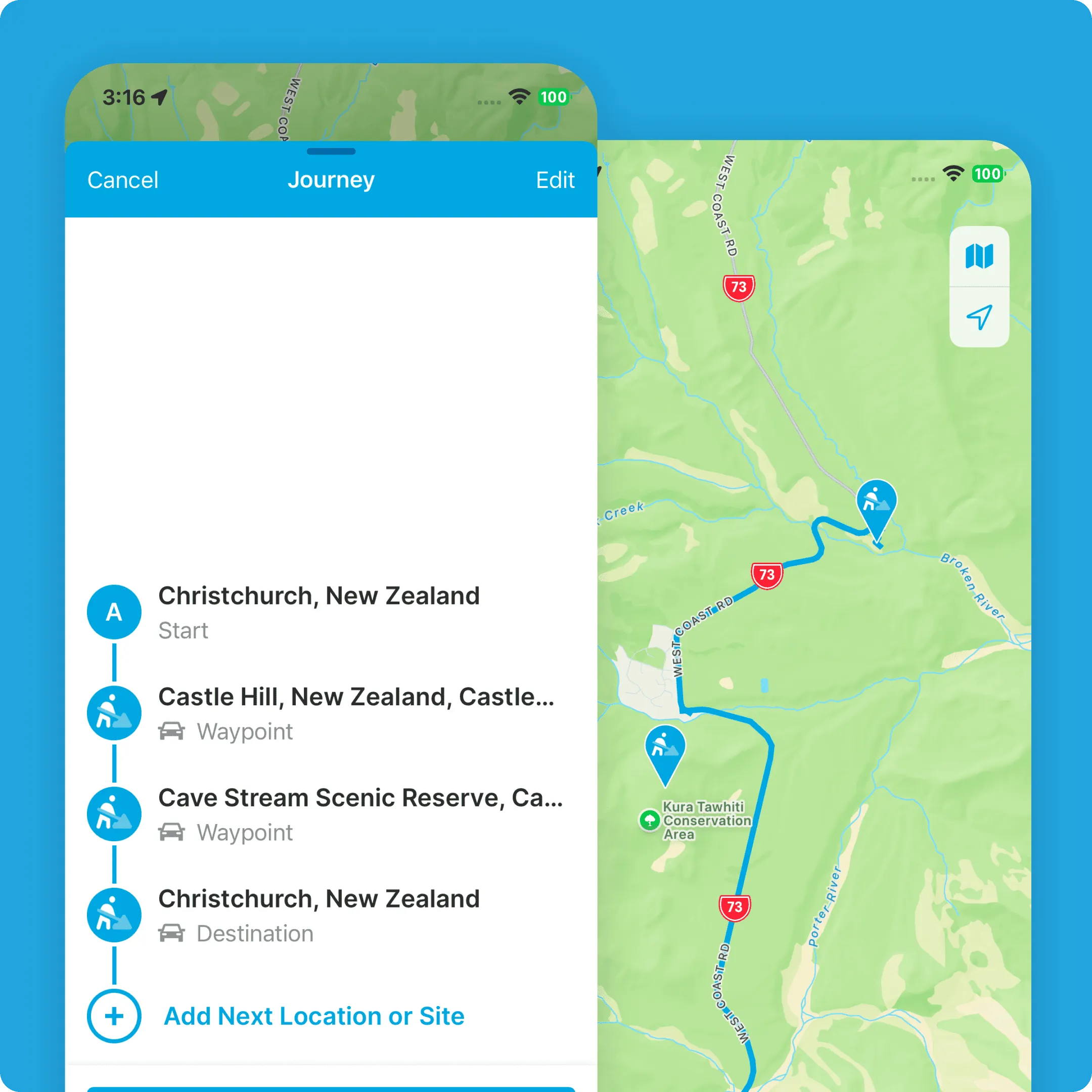 Using the Location picker